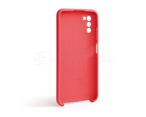 Чохол Original Silicone для Samsung Galaxy A03s/A037 (2021) red (14)