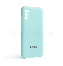 Чохол Original Silicone для Samsung Galaxy A03s/A037 (2021) turquoise (17)