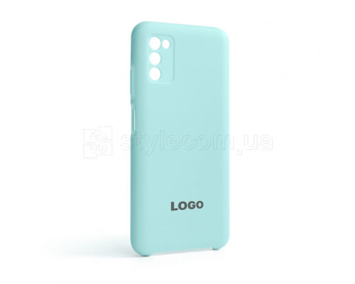 Чохол Original Silicone для Samsung Galaxy A03s/A037 (2021) turquoise (17)