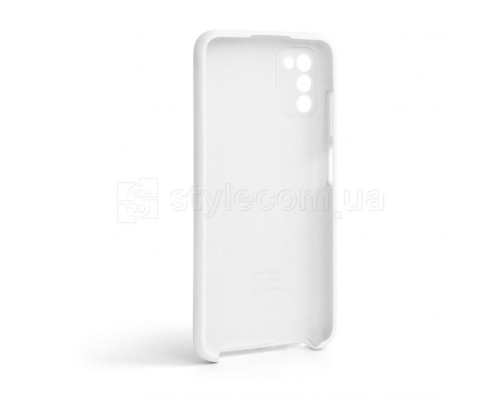 Чохол Original Silicone для Samsung Galaxy A03s/A037 (2021) white (09) TPS-2710000228134