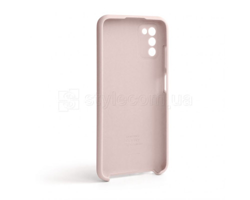 Чохол Original Silicone для Samsung Galaxy A03s/A037 (2021) nude (19)