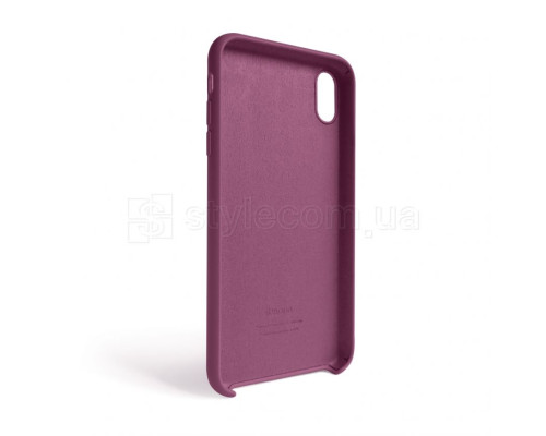 Чохол Original Silicone для Apple iPhone Xs Max plum (57)