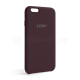 Чохол Original Silicone для Apple iPhone 6, 6s plum (57)