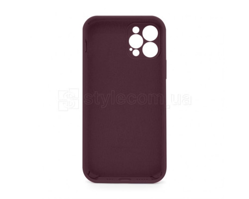 Чохол Full Silicone Case для Apple iPhone 12 Pro maroon (42) закрита камера TPS-2710000228684