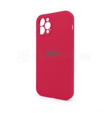 Чохол Full Silicone Case для Apple iPhone 12 Pro rose red (37) закрита камера