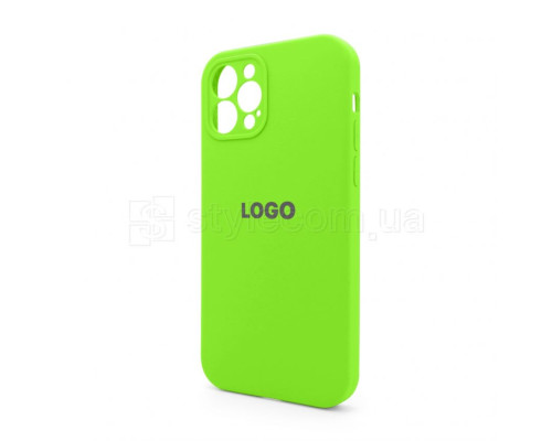 Чохол Full Silicone Case для Apple iPhone 12 Pro shiny green (40) закрита камера