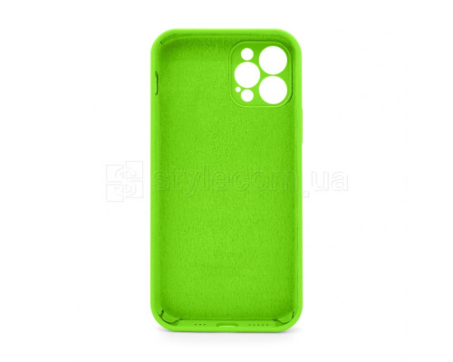 Чохол Full Silicone Case для Apple iPhone 12 Pro shiny green (40) закрита камера