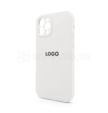 Чохол Full Silicone Case для Apple iPhone 12 Pro white (09) закрита камера