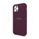 Чохол Full Silicone Case для Apple iPhone 12 Pro plum (57) закрита камера TPS-2710000228769