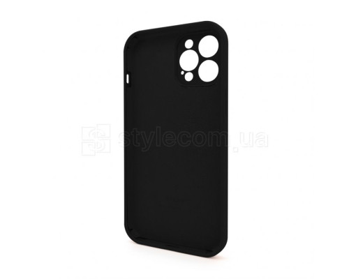 Чохол Full Silicone Case для Apple iPhone 12 Pro Max black (18) закрита камера TPS-2710000228776