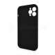 Чохол Full Silicone Case для Apple iPhone 12 Pro Max black (18) закрита камера TPS-2710000228776