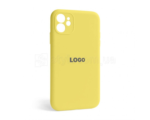 Чохол Full Silicone Case для Apple iPhone 12 yellow (04) закрита камера TPS-2710000228363