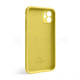 Чохол Full Silicone Case для Apple iPhone 12 yellow (04) закрита камера TPS-2710000228363