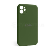 Чохол Full Silicone Case для Apple iPhone 12 army green (45) закрита камера TPS-2710000228370