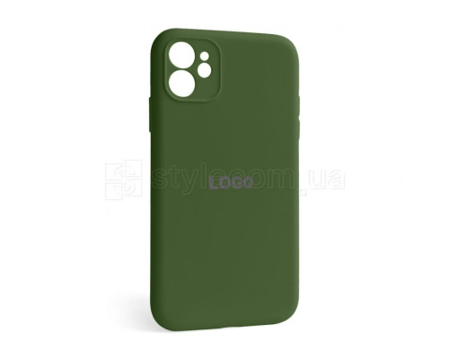 Чохол Full Silicone Case для Apple iPhone 12 army green (45) закрита камера TPS-2710000228370