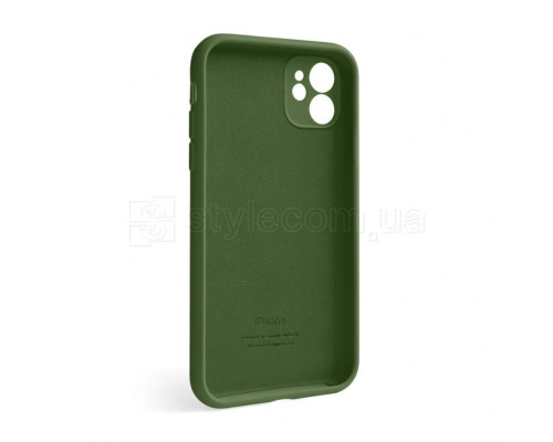 Чохол Full Silicone Case для Apple iPhone 12 army green (45) закрита камера TPS-2710000228370