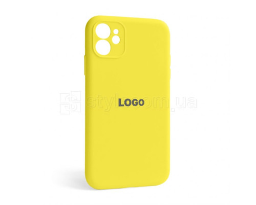 Чохол Full Silicone Case для Apple iPhone 12 canary yellow (50) закрита камера TPS-2710000228394