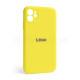 Чохол Full Silicone Case для Apple iPhone 12 canary yellow (50) закрита камера TPS-2710000228394