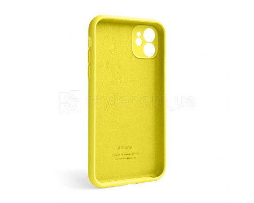 Чохол Full Silicone Case для Apple iPhone 12 canary yellow (50) закрита камера TPS-2710000228394