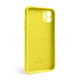 Чохол Full Silicone Case для Apple iPhone 12 canary yellow (50) закрита камера TPS-2710000228394