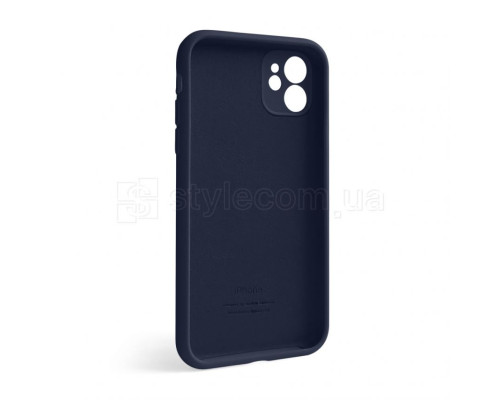 Чохол Full Silicone Case для Apple iPhone 12 dark blue (08) закрита камера TPS-2710000228417