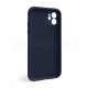 Чохол Full Silicone Case для Apple iPhone 12 dark blue (08) закрита камера TPS-2710000228417