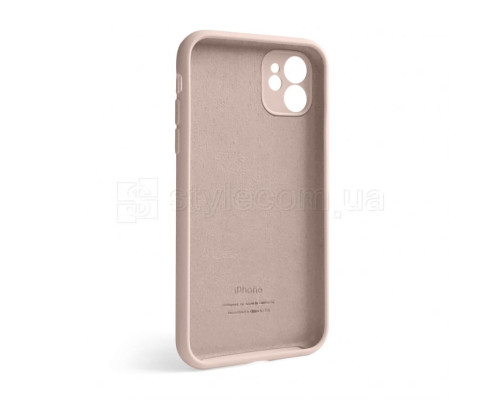 Чохол Full Silicone Case для Apple iPhone 12 nude (19) закрита камера TPS-2710000228486