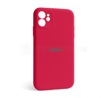 Чохол Full Silicone Case для Apple iPhone 12 rose red (37) закрита камера TPS-2710000228493