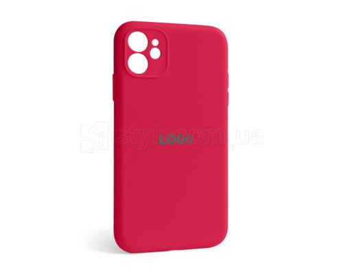 Чохол Full Silicone Case для Apple iPhone 12 rose red (37) закрита камера TPS-2710000228493