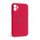 Чохол Full Silicone Case для Apple iPhone 12 rose red (37) закрита камера TPS-2710000228493