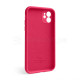 Чохол Full Silicone Case для Apple iPhone 12 rose red (37) закрита камера TPS-2710000228493