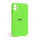 Чохол Full Silicone Case для Apple iPhone 12 shiny green (40) закрита камера TPS-2710000228509