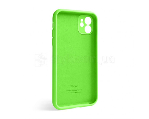 Чохол Full Silicone Case для Apple iPhone 12 shiny green (40) закрита камера TPS-2710000228509