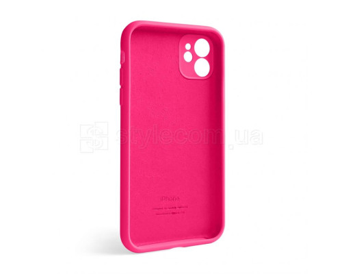 Чохол Full Silicone Case для Apple iPhone 12 shiny pink (38) закрита камера TPS-2710000228516