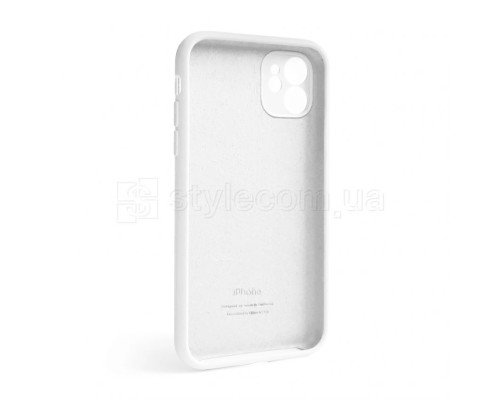 Чохол Full Silicone Case для Apple iPhone 12 white (09) закрита камера TPS-2710000228547