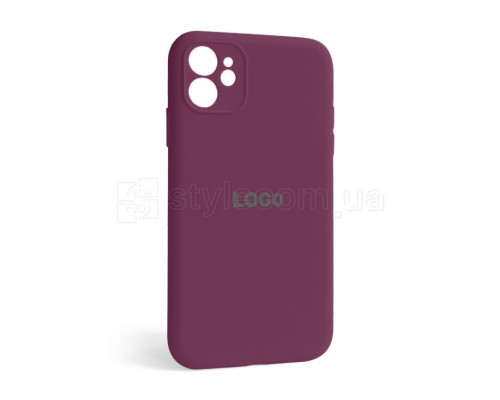 Чохол Full Silicone Case для Apple iPhone 12 plum (57) закрита камера TPS-2710000228554