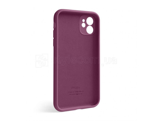 Чохол Full Silicone Case для Apple iPhone 12 plum (57) закрита камера TPS-2710000228554