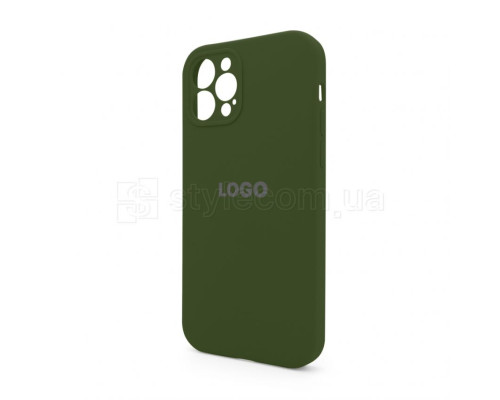 Чохол Full Silicone Case для Apple iPhone 12 Pro army green (45) закрита камера TPS-2710000228585