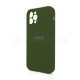 Чохол Full Silicone Case для Apple iPhone 12 Pro army green (45) закрита камера TPS-2710000228585