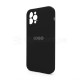 Чохол Full Silicone Case для Apple iPhone 12 Pro black (18) закрита камера TPS-2710000228592