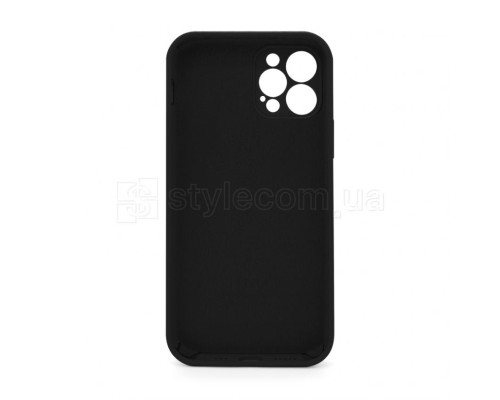 Чохол Full Silicone Case для Apple iPhone 12 Pro black (18) закрита камера TPS-2710000228592