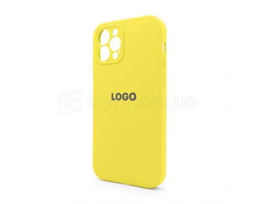 Чохол Full Silicone Case для Apple iPhone 12 Pro canary yellow (50) закрита камера