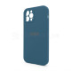 Чохол Full Silicone Case для Apple iPhone 12 Pro cosmos blue (46) закрита камера TPS-2710000228615