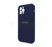 Чохол Full Silicone Case для Apple iPhone 12 Pro dark blue (08) закрита камера TPS-2710000228622