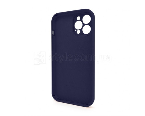 Чохол Full Silicone Case для Apple iPhone 12 Pro Max dark blue (08) закрита камера TPS-2710000228813