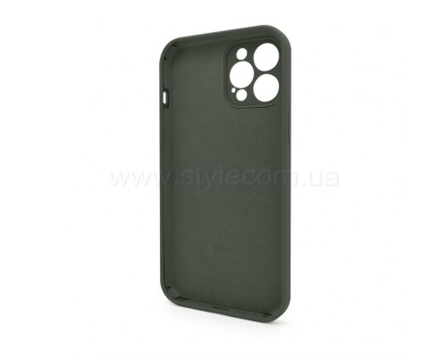 Чохол Full Silicone Case для Apple iPhone 12 Pro Max dark olive (35) закрита камера TPS-2710000228820