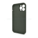 Чохол Full Silicone Case для Apple iPhone 12 Pro Max dark olive (35) закрита камера TPS-2710000228820