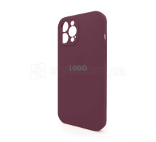 Чохол Full Silicone Case для Apple iPhone 12 Pro Max maroon (42) закрита камера TPS-2710000228851