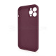 Чохол Full Silicone Case для Apple iPhone 12 Pro Max maroon (42) закрита камера TPS-2710000228851