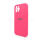 Чохол Full Silicone Case для Apple iPhone 12 Pro Max shiny pink (38) закрита камера TPS-2710000228882